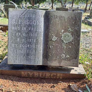 MYBURGH J.F. 1908-1978