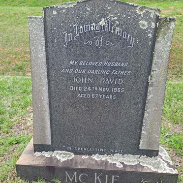 MCKIE John David -1965