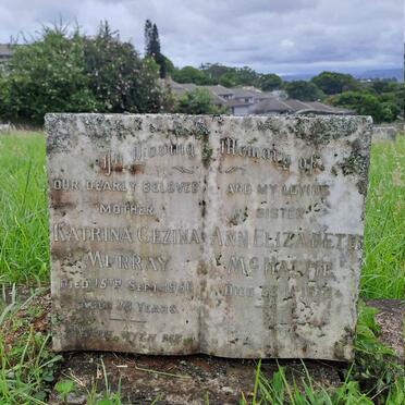 MURRAY Katrina Gezina -1950 :: McHATTIE Ann Elizabeth -1972