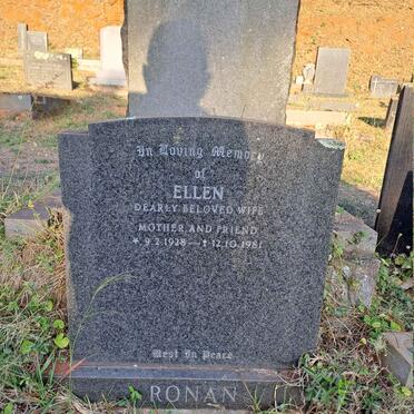 RONAN Ellen 1928-1981