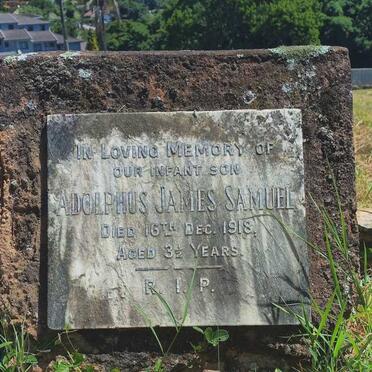 SAMUEL Adolphus James -1918