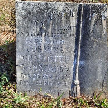 STADEN Johanna Charlotte, van 1897-1968