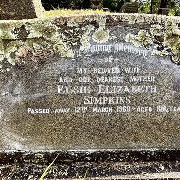 SIMPKINS Elsie Elizabeth -1960