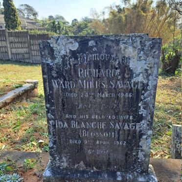 SAVAGE Ward Mills -1946 & Ida Blanche -1962