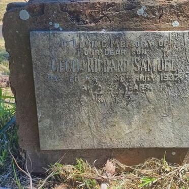 SAMUEL Cecil Richard -1932