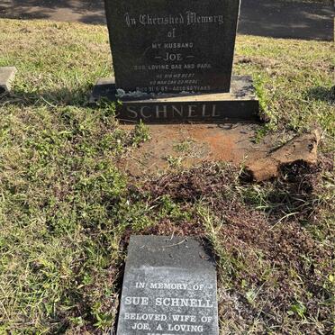 SCHNELL Joe -1969 & Sue 1906-1996