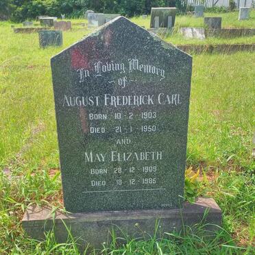 SANDER August Frederick Carl 1903-1950 & May Elizabeth 1909-1985