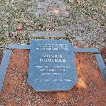 TURDON Monica Kholeka 1965-2000