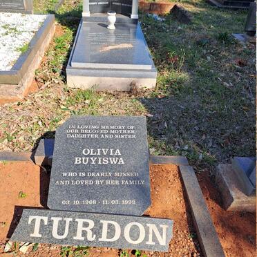 TURDON Olivia Buyiswa 1968-1999