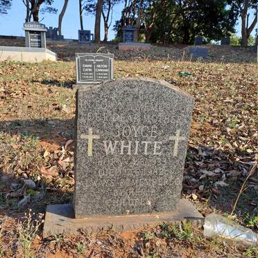 WHITE Joyce 1933-1982