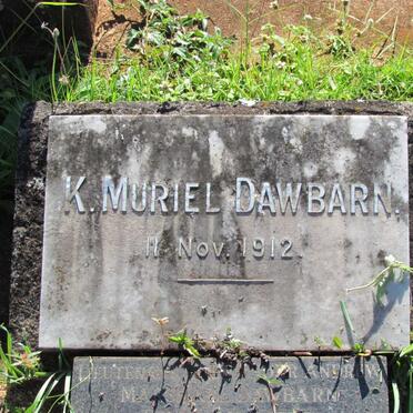 DAWBARN K. Muriel -1912