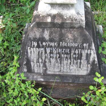 HATHORN Gordon McKenzie 1916-1917