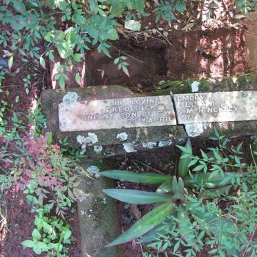 HINCHLEY Frederick William -1913