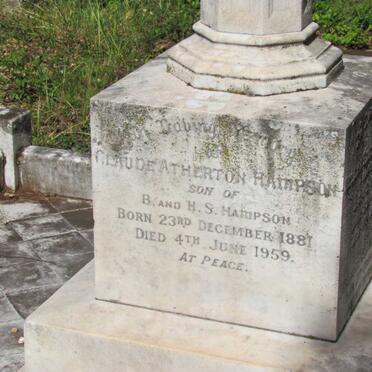 HAMPSON Claude Atherton 1881-1959
