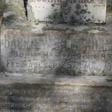 HILLARY Barrie White 1938-1938