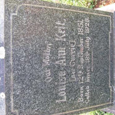 KEIT Louisa Ann nee CURRIE 1851-1928  