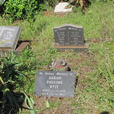 KEIT Fritz Emil 1892-1979 &amp; Victoria May 1894-1982 :: KEIT Sarah Pauline 1876-1965