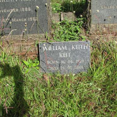 KEIT Norman Robert 1887-1961 &amp; Natalia Miriam 1888-1962 :: KEIT William Keith 1920-2001