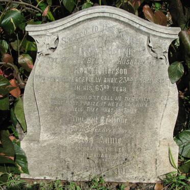 MATTERSON Charles Henry -1921 &amp; Ava Annie -1949