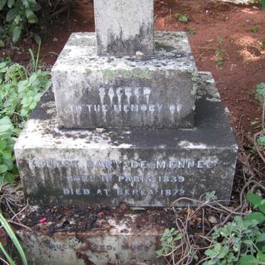 MENNEC  Ernest Bary, de 1839-1873