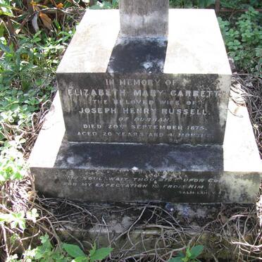 RUSSELL Elizabeth Mary Carbett -1875