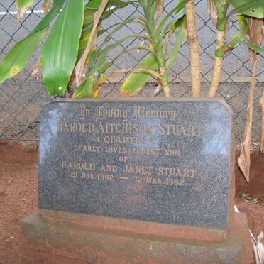 STUART Harold Aitchison 1902-1962