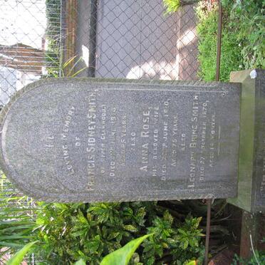 SMITH Francis Sidney -1914 &amp; Anna Rose -1920 :: SMITH Leonard Brine -1870