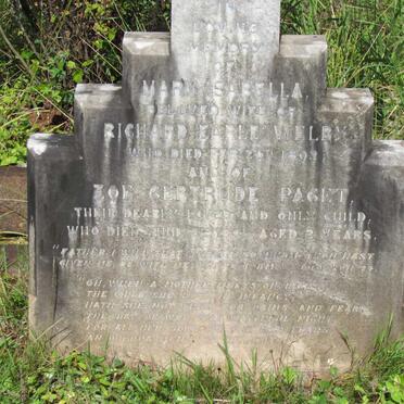 WELBY Mary Isabella -1892 :: WELBY Zoe Gertrude Paget