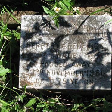 WADE Herbert Frederick -1980