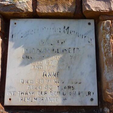 BENNETT Walter Hudson -1957 &amp; Anne 1986