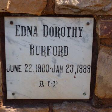 BURFORD Edna Dorothy 1900-1989