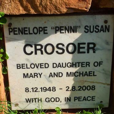 CROSOER Penelope Susan 1948-2008