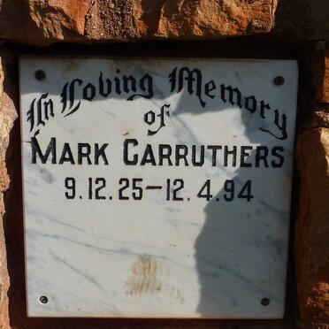 CARRUTHERS Mark 1925-1994