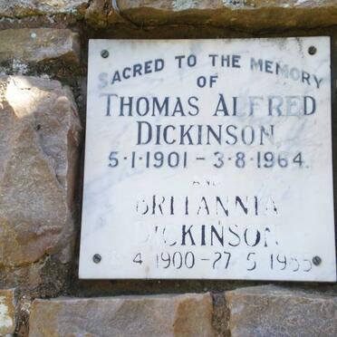 DICKINSON Thomas Alfred 1901-1964 &amp; Britannia 1900-1985