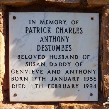 DESTOMBES Patrick Charles Anthony 1956-1994