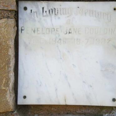 GOULDING Penelope Jane 1946-1982