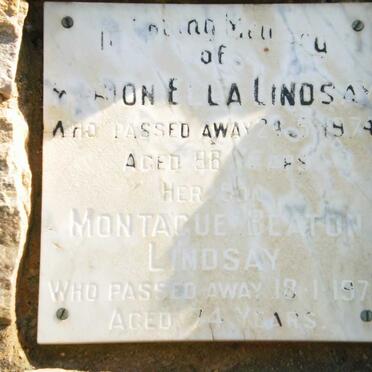 LINDSAY ? Ella -1974 :: LINDSAY Montague Beaton -1979