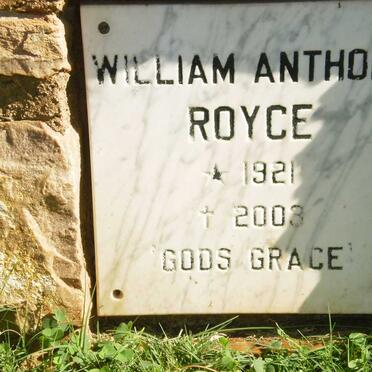 ROYCE William Anthony 1921-2003