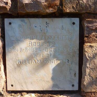 ROBERTS Georgina Elizabeth 1894-1974