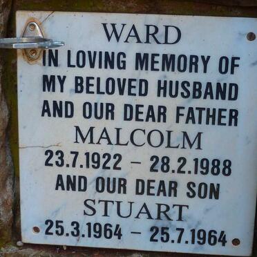 WARD Malcolm 1922-1988 :: WARD Stuart 1964-1964