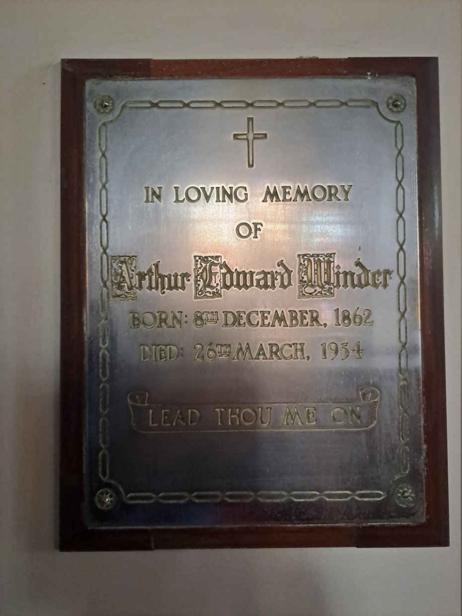 WINDER Arthur Edward 1862-1954
