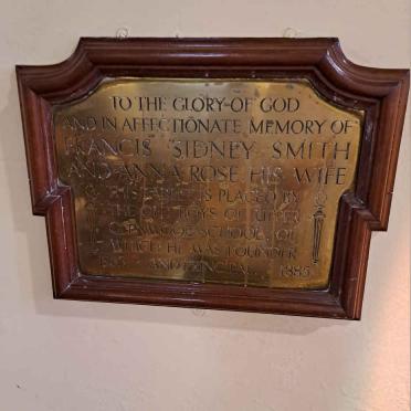 SMITH Francis Sidney & Anna Rose 
