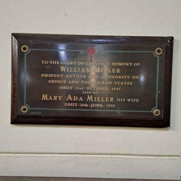 MILLER William -1945 & Mary Ada -1950