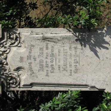 BAIN David -1896 &amp; Margaret -1941