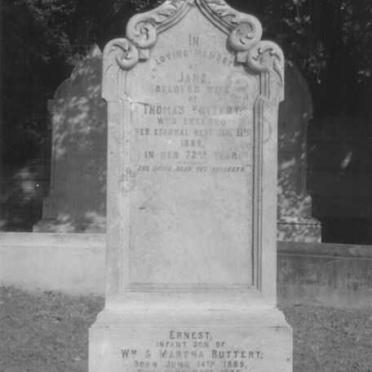 BUTTERY Jane -1889 :: BUTTERY Ernest 1885-1885