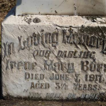 BORAIN Irene Mary -1917