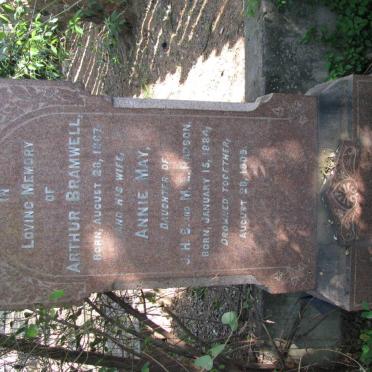 BRAMWELL Arthur 1867-1909 &amp; Annie May 1884-1909