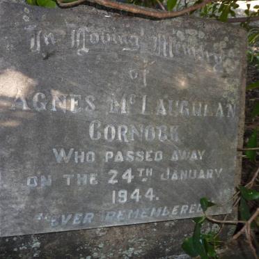 CORNOCK Agnes McLaughlan -1944 