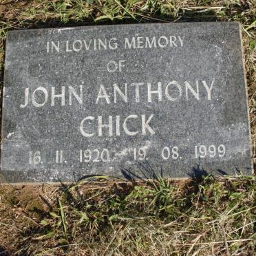 CHICK John Anthony 1920-1999