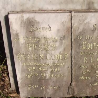 COWIE Mabel Edith -1973 :: GOBLE Richard Evelyn -1946 &amp; Edith Fanny -1938 :: COOK Amy Milton -1963